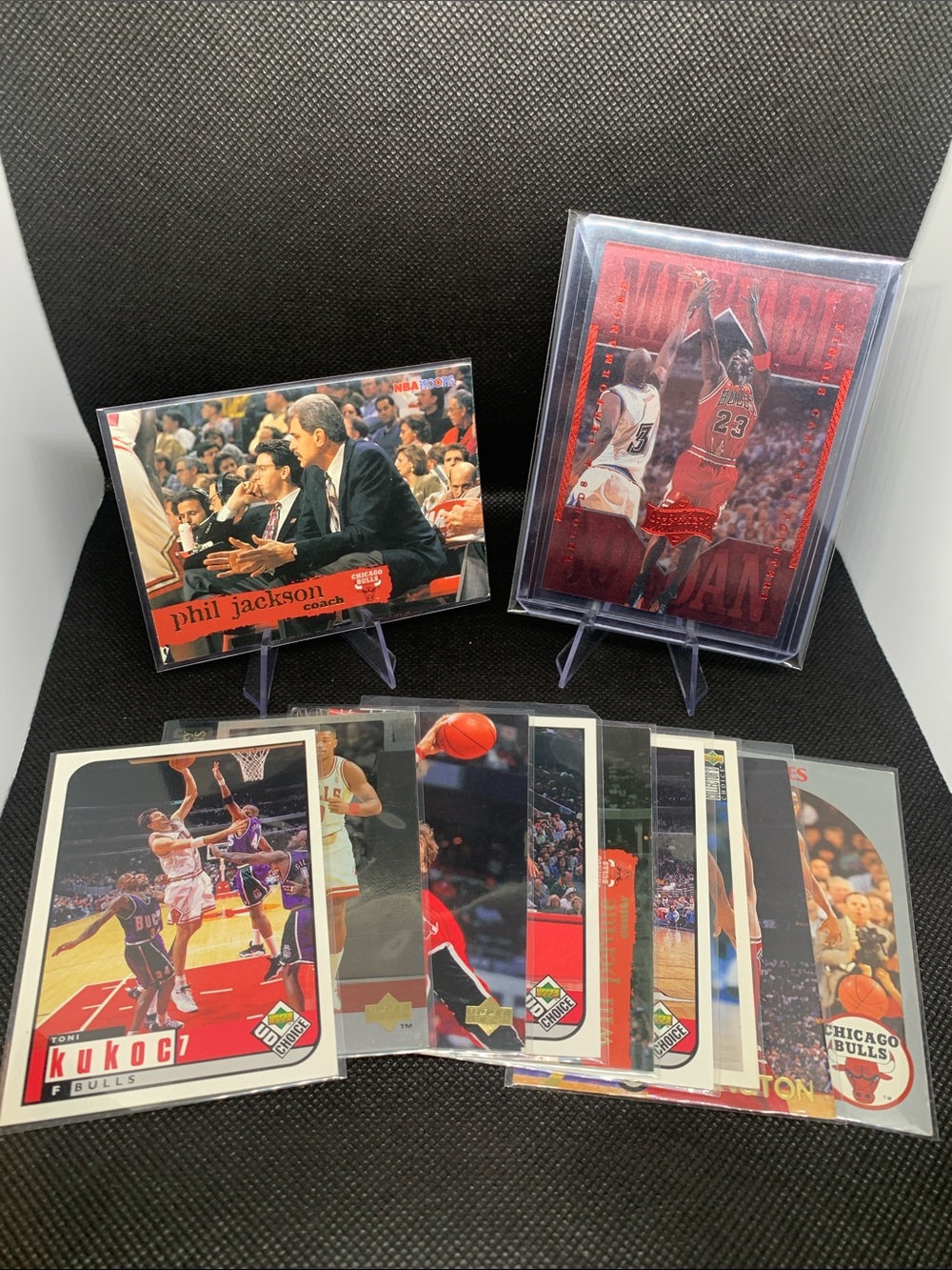 Michael Jordan 1990s Chicago Bulls Card Lot NBA Legends Excellent Condition!